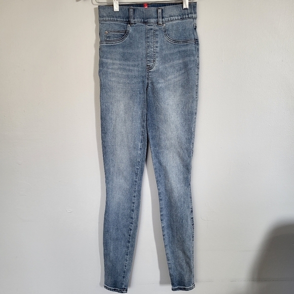 Spanx Denim Vintage Wash Skinny Jeans Tummy Control XS - Picture 4 of 9